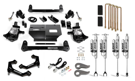 6 Inch Lift Kit - Cognito 6-Inch Performance Lift Kit With Fox PSRR 2.0 Shocks For 11-19 Silverado/Sierra 2500/3500 2WD/4WD