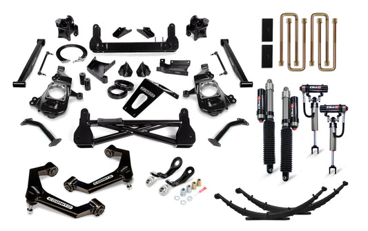 7 Inch Lift Kit - Cognito 7-Inch Elite Lift Kit With Elka 2.5 Reservoir Shocks For 20-24 Silverado/Sierra 2500/3500 2WD/4WD